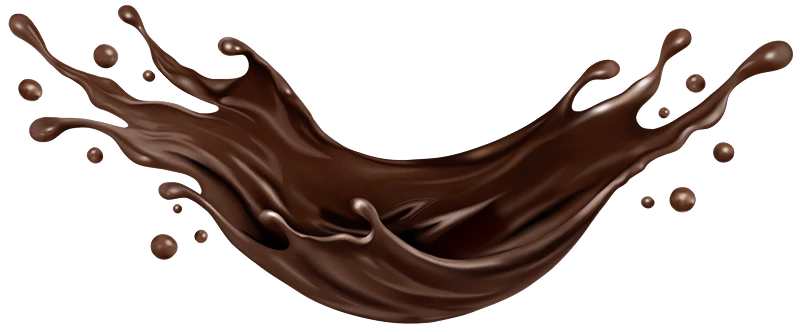 chocolate splash illustration